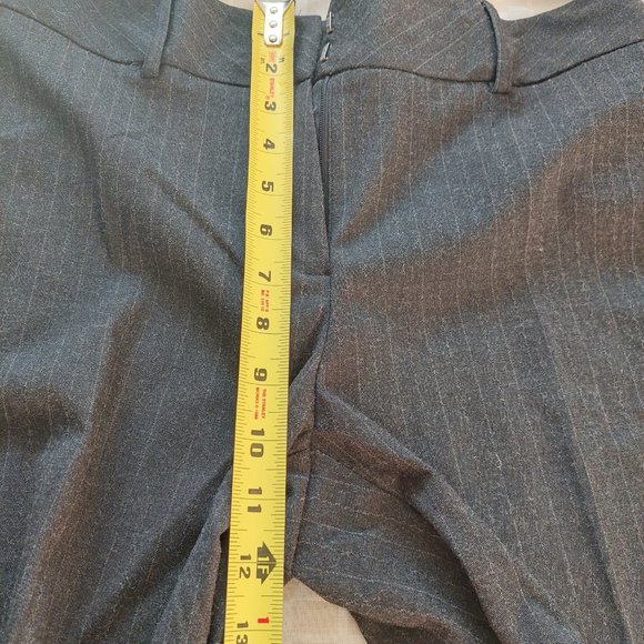 Van Heusen Gray Business PinStripe Stretchy Pants Blazer Suit Set, Sz S - Picture 11 of 12